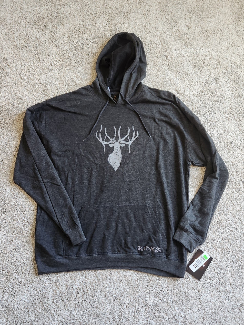 Kings Camo Hooded Long Sleeve